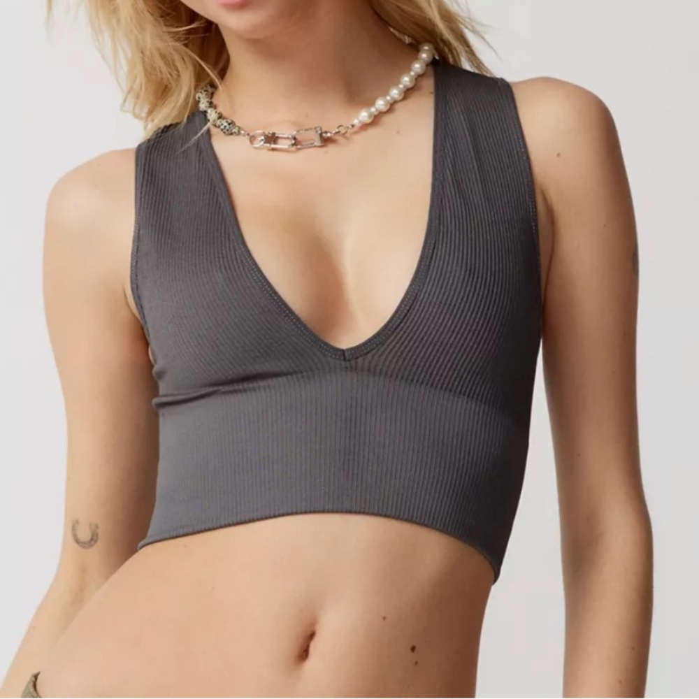 Out From Under Hailey Seamless Plunge Bra Top